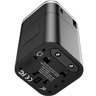 Baseus Removable 2 in 1 Universal Travel Adapter PPS Quick Charger Edition Black - Travel Adapter