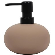Douceur d'intérieur Mambo, with black pump, beige, 400 ml - Soap Dispenser
