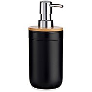 Berilo Clean with bamboo lid, black, 350 ml - Soap Dispenser