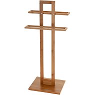 Bathroom Solutions Bathroom Towel Rack Bamboo, 2-arm - Towel Rack