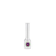 B. BOHEMIAN Glass chimney 6 pcs 50 ml Plum - Glass