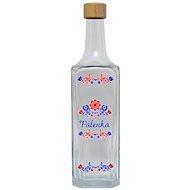 B. BOHEMIAN Bottle 0,5 l PÁLENKA Šuhaj square - Liquor Bottle