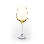 B. BOHEMIAN DION Set of wine glasses 500 ml Yellow 2 pcs - Glass