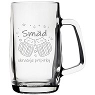 B. BOHEMIAN Beer pitcher 0,5 l SMÄD (en) - Glass