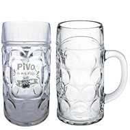 B. BOHEMIAN beer bottle OVER BEER 1 l (en) - Glass