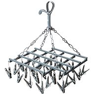 Bo-Camp Drying Carrousel, Collapsible, 28 Pegs, Grey - Laundry Dryer
