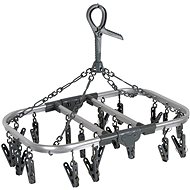 Bo-Camp Drying Carrousel, Oval, 20 Pegs, Grey - Laundry Dryer