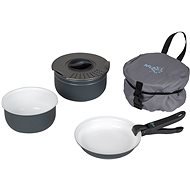Bo-Camp 5-Piece Cookware Set Trekking, Ceramic Coating - Camping Utensils