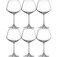 Crystalex Red wine glasses 580 ml GISELLE 6pcs - Glass