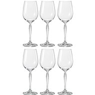 BOHEMIA CRYSTAL White Wine Glass 340ml KEIRA 6 pcs - Glass
