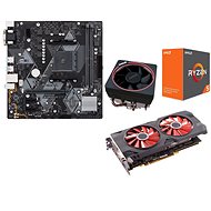 AMD Action Package: VGA + MB + CPU + Heatsink - Set