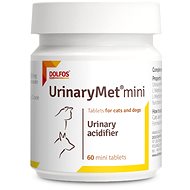 Dolfos UrinaryMet mini 60 tbl. for a healthy urinary tract - Food Supplement for Cats