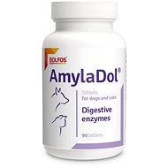 Dolfos AmylaDol 90 tbl. - natural digestive enzymes - Food Supplement for Dogs