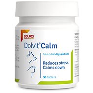 Dolfos Dolvit Calm 30 tbl. - natural help for stress - Food Supplement for Dogs