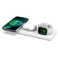 Belkin BOOST CHARGE PRO MagSafe 3in1 Wireless Charging Pad for iPhone/Apple Watch/AirPods, White - MagSafe Wireless Charger