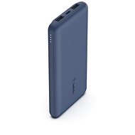 Belkin Boost Charge 10000 mAh + USB-C 15 W - Dual USB-A – 15 cm USB-A to C Cable, Blue - Powerbank