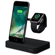 Belkin Valet Charge Dock Apple Watch + iPhone számára, fekete - Töltőállvány