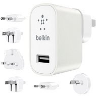 Belkin Reisestecker-Set mit USB-Ladegerät - Weiß - Netzladegerät