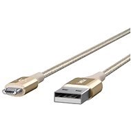 Belkin Premium Kevlar USB 2.0/microUSB 1.2m, gold - Data Cable