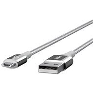 Belkin Premium Kevlar USB-A 2.0 / microUSB 1.2 m, strieborný - Dátový kábel
