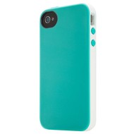Belkin iPhone 4g Grip candy modré - Softcase-Handyhülle