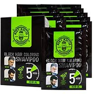 Men's Master Professional Coloring Shampoo, black hair colour 10 × 25 ml - Shampoo