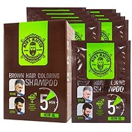 Men's Master Professional Coloring Shampoo, brown hair colour 10 × 25 ml - Shampoo