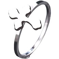 STYLE4 Cross ring, silver steel, 50 - Ring