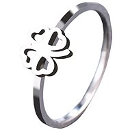 STYLE4 Four-leaf clover ring Uma, silver steel, 50 - Ring