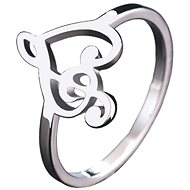 STYLE4 Prsten srdce Violino, stříbrná ocel - Ring