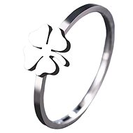 STYLE4 Clover Clover ring, silver steel, 59-60 - Ring
