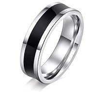 STYLE4 Ring Black, silver steel, 50 - Ring