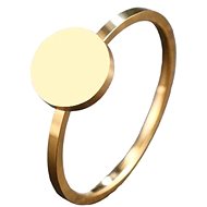 STYLE4 Ring with wheel, golden steel, 57 - Ring