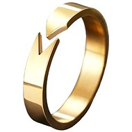STYLE4 Ring Space, golden steel, 57 - Ring