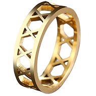 STYLE4 Millennium ring, golden steel, 57 - Ring