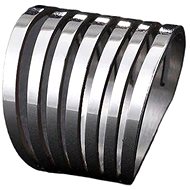STYLE4 Ring Spiral, silver steel, 53 - Ring