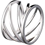 STYLE4 Time ring, silver steel, 53 - Ring