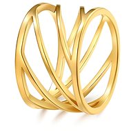 STYLE4 Time ring, golden steel, 59-60 - Ring