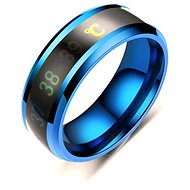 STYLE4 Body temperature ring, blue steel, 50 - Ring