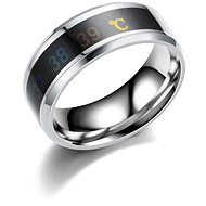 STYLE4 Body temperature ring, silver steel, 53 - Ring