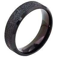 STYLE4 Glitter ring Glamour, black steel, 50 - Ring