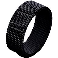 STYLE4 Prsten Milánský tah, černá ocel - Ring