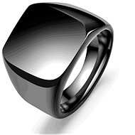 STYLE4 Prsten Oslo, černá ocel - Ring