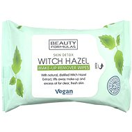 Beauty Formulas Ubrousky na obličej s Vilínem 25 ks - Make-up Remover Wipes