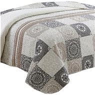 Eurofirany Bedspread 220 cm × 240 cm Aneta brown - Bed Cover