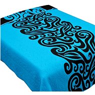 Eurofirany Bedspread 220 cm × 240 cm - No.58 blue/black - Bed Cover