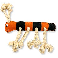 PafDog Centipede Jarmila made of leather and jute, 26 cm - Dog Toy