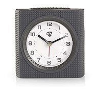 Nedis Table Alarm Clock CLDK004GY, square grey - Alarm Clock