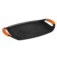 BerlingerHaus Grilling Plate with Marble Coating, Granit Diamond Line, 47cm - Pan