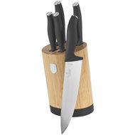 BerlingerHaus Antracit Collection Knife set with stand BAMBOO 6 pcs - Knife Set